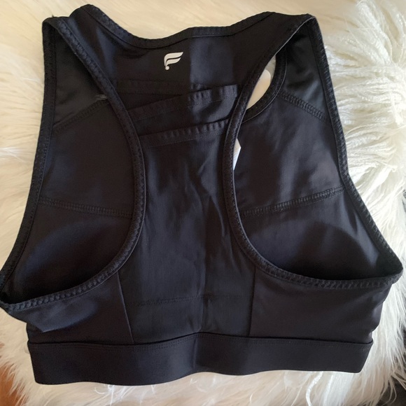 NWT Fabletics Black Sports Bra - Picture 2 of 2
